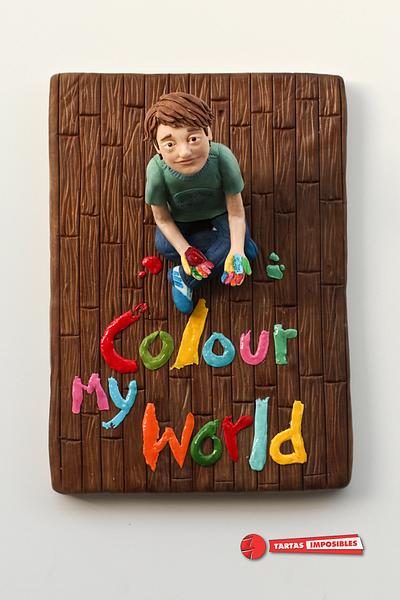 Colour my world (Sugar Art for Autism) - Cake by Tartas Imposibles