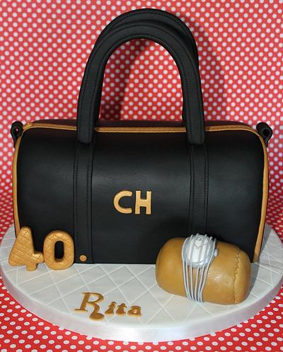 CH bag and CK watch - Cake by Doces & Extravagantes