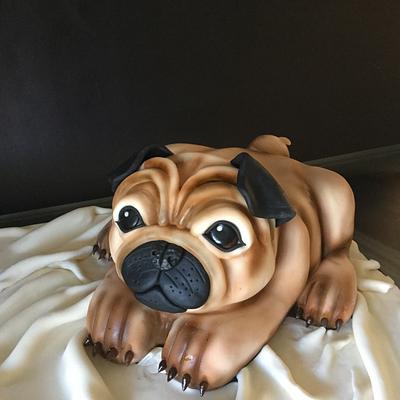 Little Pug - Cake by Carol