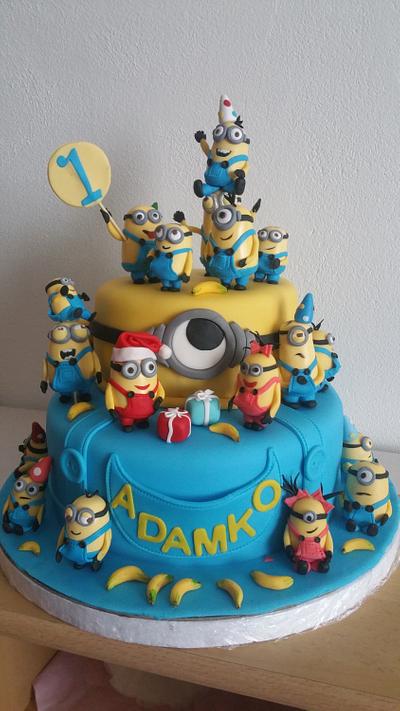 Minions Birthday Cake - Cake by Helenka