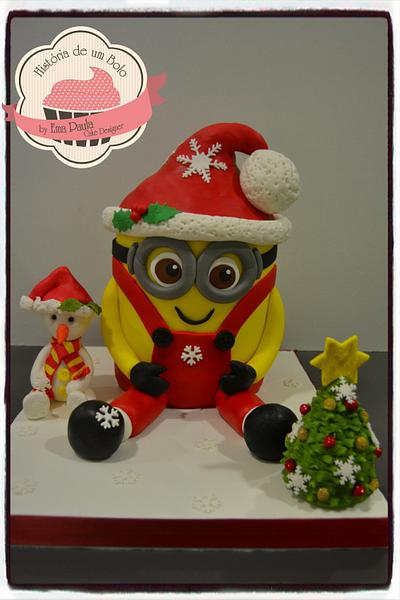 Christmas Minion - Cake by Historia de Um Bolo