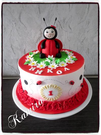 Ladybug cake - Cake by Kamira