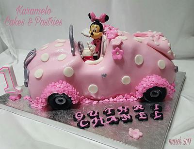 Driving Miss Minnie - Cake by Karamelo Cakes & Pastries