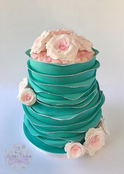 Tiffany Bridal - Cake by Sabrina - White's Custom Cakes 