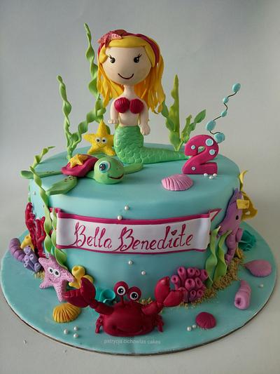 ocean and mermaid - Cake by Hokus Pokus Cakes- Patrycja Cichowlas