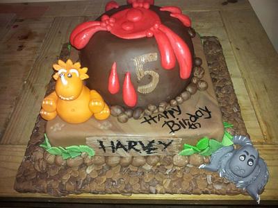Dinosaur Cake  - Cake by Chantal Hellens
