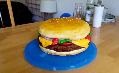 Burger Cake - Cake by Meera