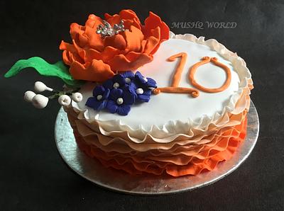OMBRE RUFFLES - Cake by MUSHQWORLD