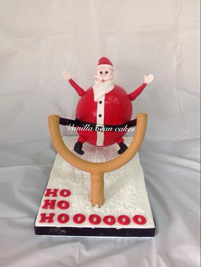 Santa gravity cake - Cake by Vanilla bean cakes Cyprus