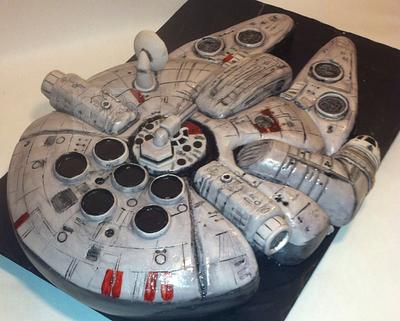 Millennium Falcon - Cake by Bake my day! Creations 
