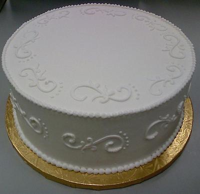  Scroll  - Cake by Lanett