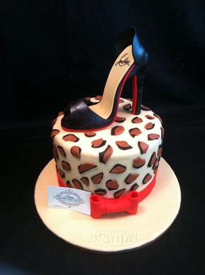 Christian louboutin Inspired Cake 100% Edible Stiletto/ Leopard Print By: Belicia's Cupcake Co. - Cake by Belicia's Cupcake Co.