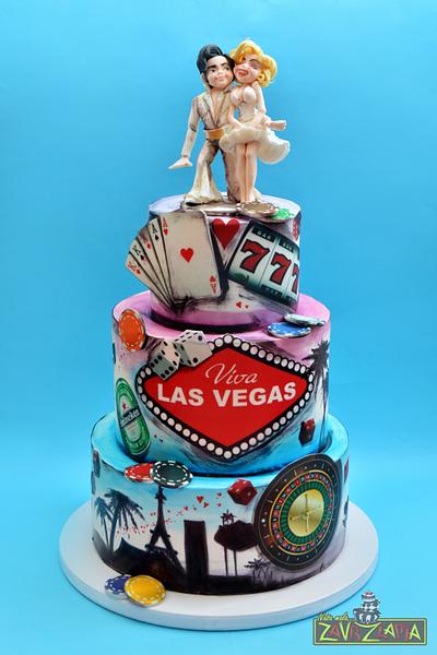 Las Vegas Wedding Cake - Cake by Nasa Mala Zavrzlama