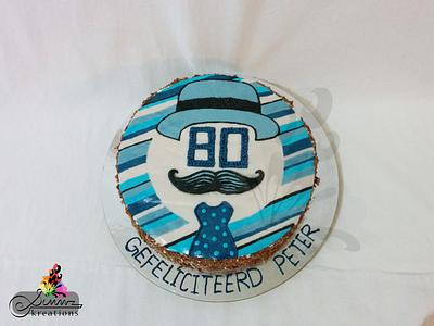 Crazy 80th Birthday - BUTTERCREAM - Cake by Simmz