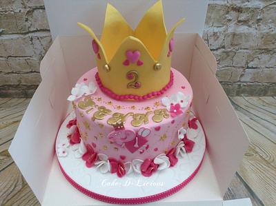 Peppa Pig Fairy Princess  - Cake by Sweet Lakes Cakes