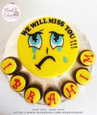 We will miss you!!! - Cake by Hend Taha-HODZI CAKES