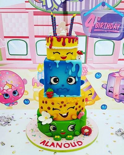Shopkins stack  - Cake by Rabarbar_cakery