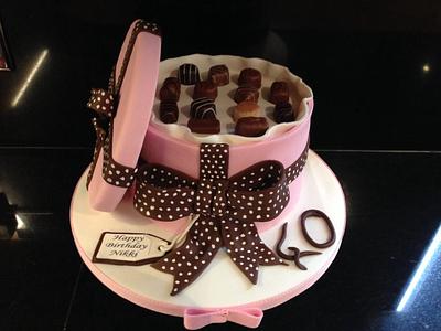 Chocolate box cake - Cake by Oh Crumbs