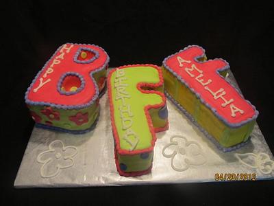 BFF cake for Amelia - Cake by kimma