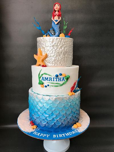 Mermaid Themed Cake - Cake by Nikita Nayak - Sinful Slices