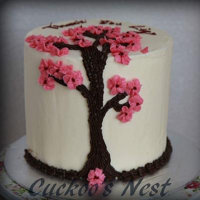 Cherry blossom Cake - Cake by Cuckoo's Nest