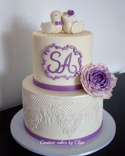 Wedding cake - Cake by Couture cakes by Olga