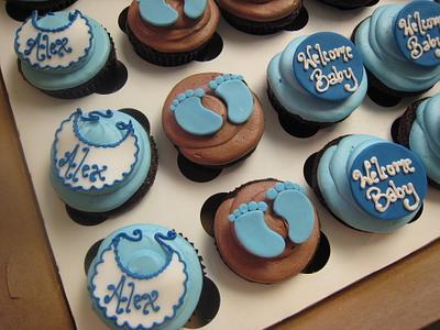 Baby Boy Cupcakes  - Cake by sweet inspirations