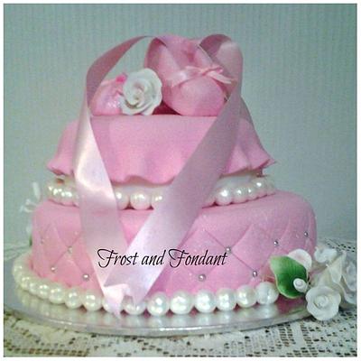 Pink Ballet Shoes - Cake by Sharon Frost 
