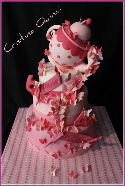 Butterfly thea cake - Cake by Cristina Quinci