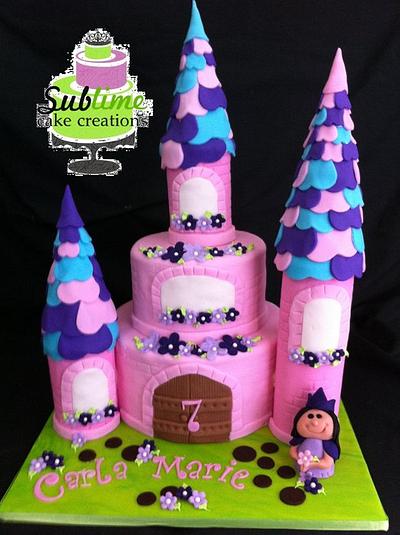 PRINCESS CASTLE CAKE - Cake by Sublime Cake Creations