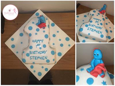 1st Birthday Cake featuring Iggle Piggle! - Cake by debliciouscakes