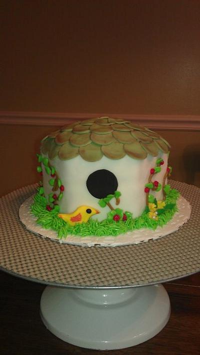 Birdhouse - Cake by Chefebbie