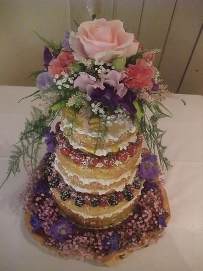 Yet another Naked cake !! - Cake by The Stables Pantry 