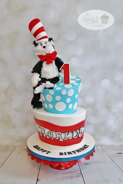 Dr. Seuss' - Cat in the Hat Cake!  - Cake by Leila Shook - Shook Up Cakes