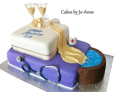 Nurse's Birthday - Cake by Cakes by Jo-Anne