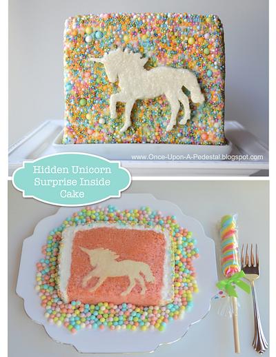Surprise Inside Unicorn - Cake by Deborah Stauch