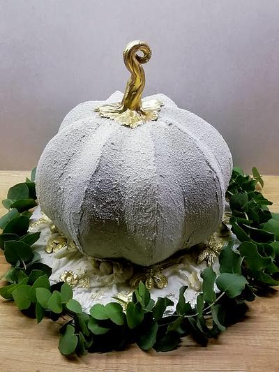 Wedding  pumpkin - Cake by babkaKatka
