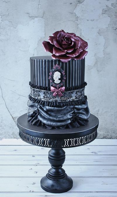 Gothic double barrel - Cake by Tamara