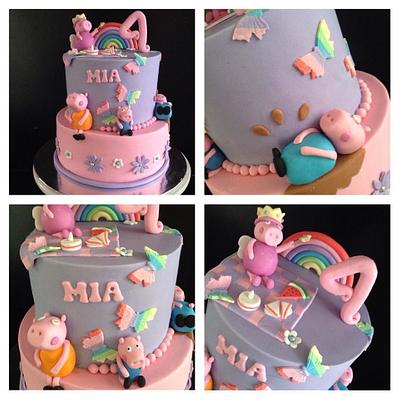 Peppa Pig Family - Cake by Mmmm cakes and cupcakes