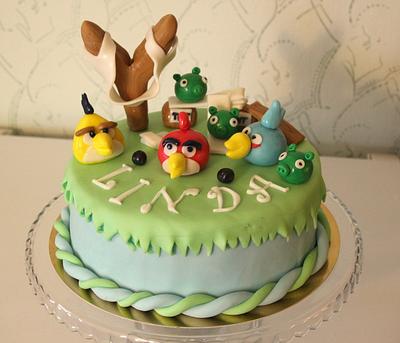 Angry birds - Cake by Jiřina Matějková