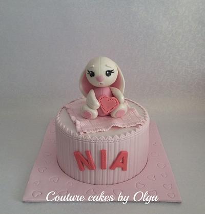 Bunny rabbit cake - Cake by Couture cakes by Olga