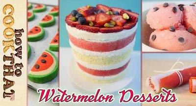 10 Best Watermelon Recipes - Cake by HowToCookThat