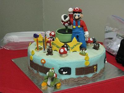 Super Mario Cake - Cake by juicybon