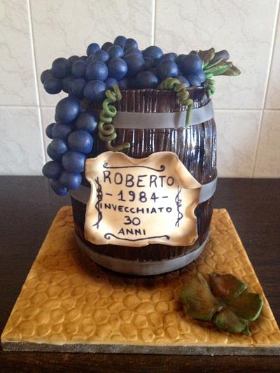 Wine cask cake - Cake by romina