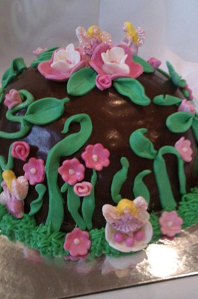 Fairy Garden Chocolate Mud Cake - Cake by Cakemummy