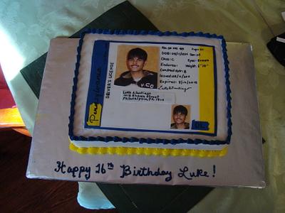 The Drivers's License - Cake by Julia 