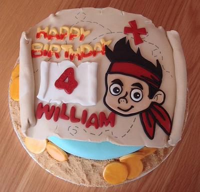 Jake and the Neverland Pirates cake - Cake by Lisa williams