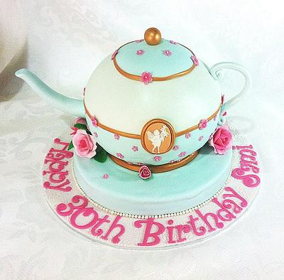 Teapot cake - Cake by Karina Jakku