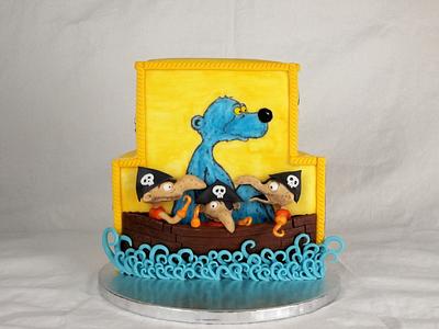 The 13 1/2 Lives of Captain Bluebear - Cake by Cakes By Kristi
