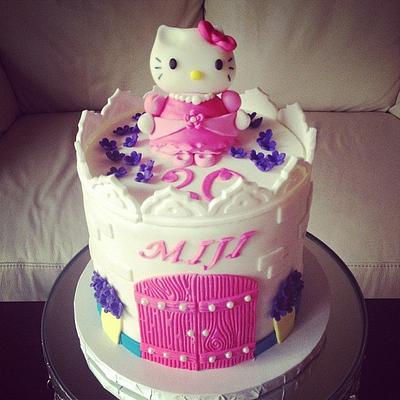 Hello Kitty Castle Cake - Cake by Esther Williams